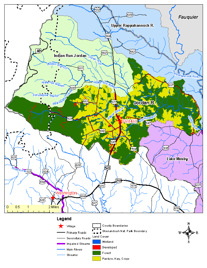 Jordan River, Land Cover Map